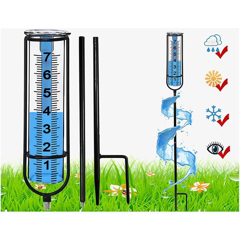 

Rain Gauge Decorative Rain Measure Gauge Best Rated Rain Gauges For Yard With Stake