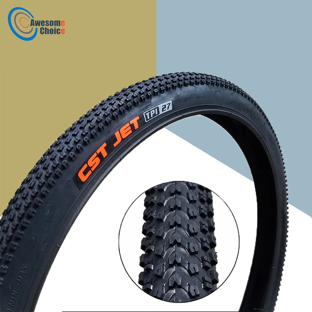 

CST Bicycle Tires for 20/24/26/27.5 Inches Road Mountain Bike Tire 1.95 MTB Tire Ultralight Outer Tire Bike Bicycle Accessories