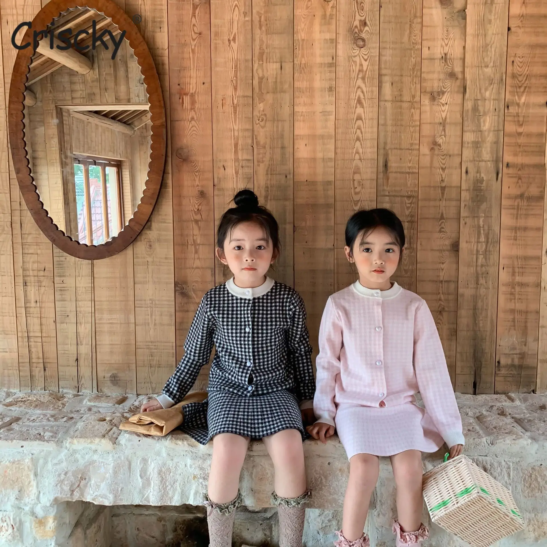 Criscky Children Clothing Set Girl Sweater Suit Autumn Winter Knitted Girl's Two-piece Set Cardigan + Skirt Kid's Suit
Criscky Children Clothing Set Girl Sweater Suit Autumn Winter Knitted Girl's Two-piece Set Cardigan + Skirt Kid's Suit