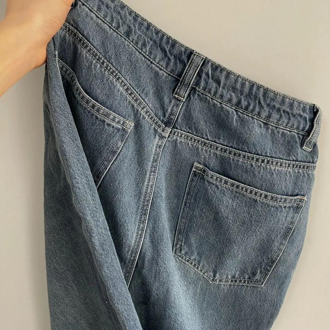 Women's Jeans Pants Casual Vintage Baggy Clothing Straight Leg Trousers Korean Fashion Girls Denim Streetwear Pop Harajuku L357
Women's Jeans Pants Casual Vintage Baggy Clothing Straight Leg Trousers Korean Fashion Girls Denim Streetwear Pop Harajuku L357