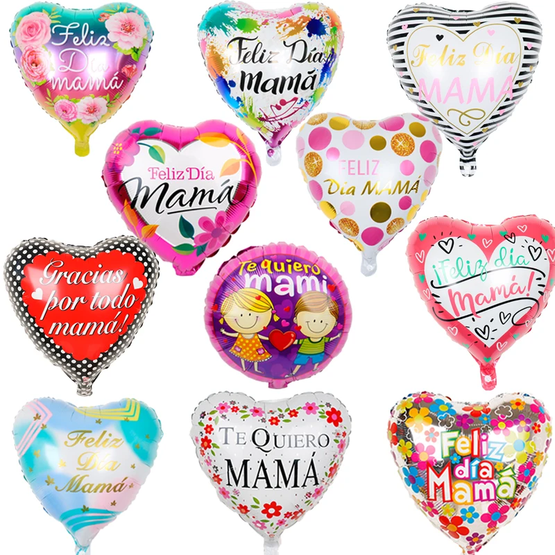 10pcs/set Mama Foil Balloons 18inch Spanish Feliz Dia Mama Mother's Day Birthday Party Decorations Kids Te Quiero Adult Globos
10pcs/set Mama Foil Balloons 18inch Spanish Feliz Dia Mama Mother's Day Birthday Party Decorations Kids Te Quiero Adult Globos