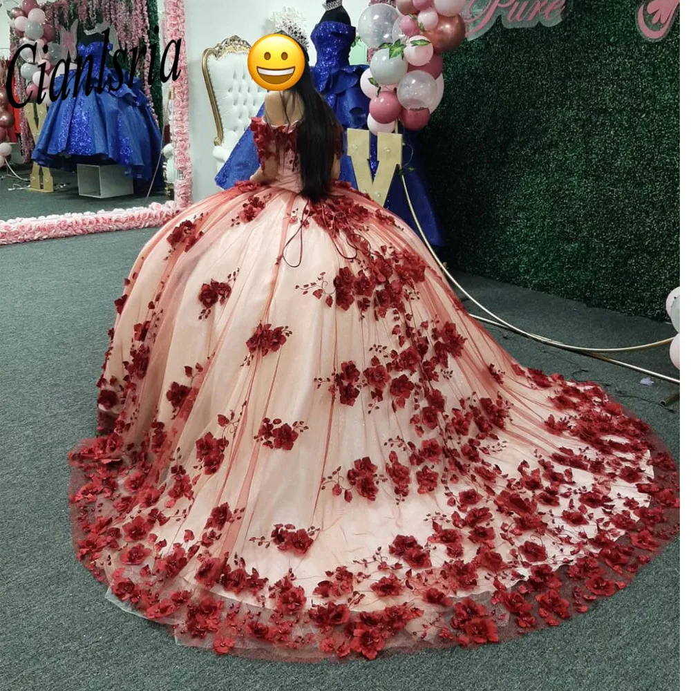 2022 Ball Gown Quinceanera Dresses 3D Flowers Beads Lace Applique Sweet 15 16 Dress Party Wear Xv Años
2022 Ball Gown Quinceanera Dresses 3D Flowers Beads Lace Applique Sweet 15 16 Dress Party Wear Xv Años