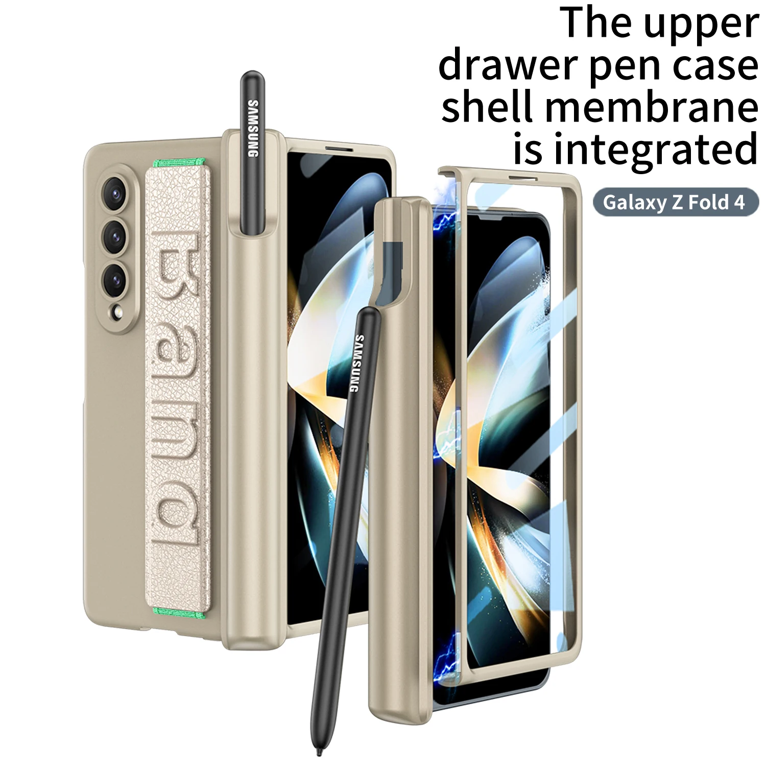 GKK Оригинальный чехол для Samsung Galaxy Z Fold4 5G, чехол с магнитной петлей, наручный защитный чехол для Galaxy Z Fold4
GKK Оригинальный чехол для Samsung Galaxy Z Fold4 5G, чехол с магнитной петлей, наручный защитный чехол для Galaxy Z Fold4
