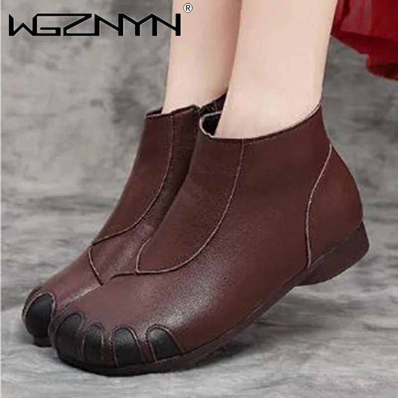 Promotion Classic Retro Stitching Genuine PU Leather Boots Autumn Fashion Casual Shoes Ankle Boots Comfort Flat Shoes Women Boot
Promotion Classic Retro Stitching Genuine PU Leather Boots Autumn Fashion Casual Shoes Ankle Boots Comfort Flat Shoes Women Boot