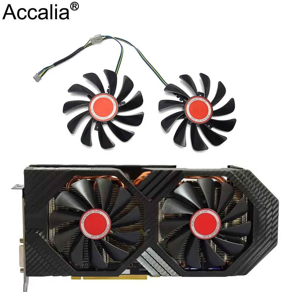 2pcs/set95MM FDC10U12S9-C CF1010U12S CF9010H12S XFX RX580 GPU Cooler Fan For HIS RX 590 580 570 Graphics Card Cooling
2pcs/set95MM FDC10U12S9-C CF1010U12S CF9010H12S XFX RX580 GPU Cooler Fan For HIS RX 590 580 570 Graphics Card Cooling