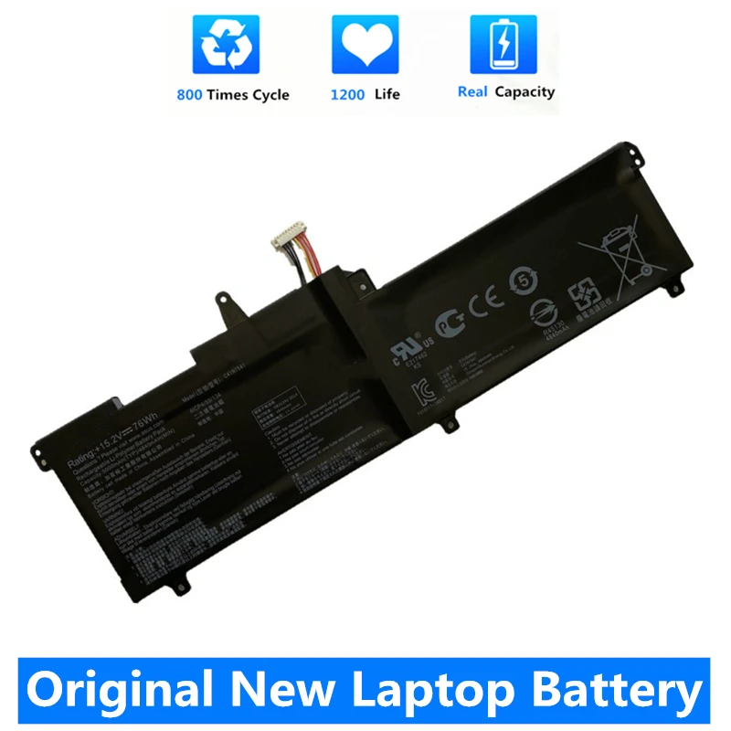 CSMHY Original New 15.2V 76WH C41N1541 Laptop Battery For ASUS ROG GL702 GL702V GL702VM GL702VS GL702VT GL702VM1A 0B200-02070000
CSMHY Original New 15.2V 76WH C41N1541 Laptop Battery For ASUS ROG GL702 GL702V GL702VM GL702VS GL702VT GL702VM1A 0B200-02070000