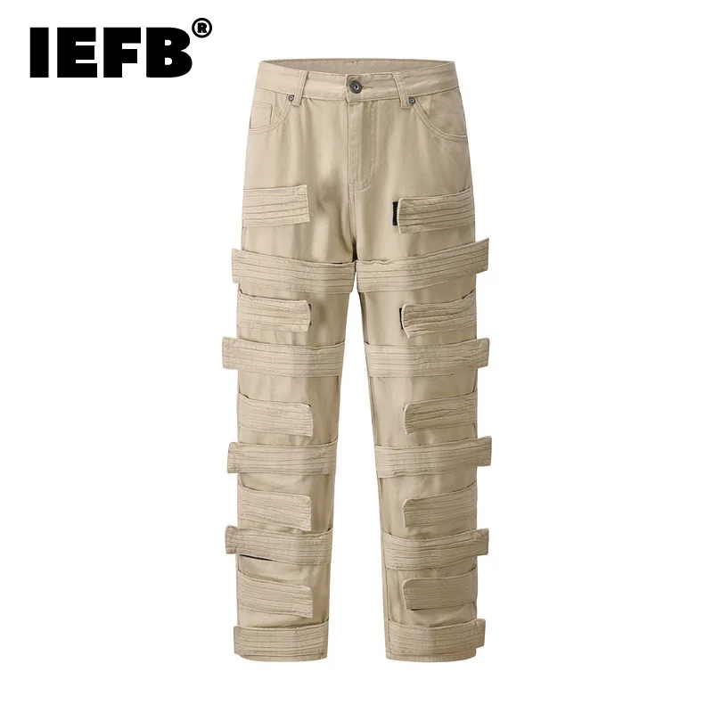IEFB High Street Darkwear Multi Zipper Pocket Elastic Men Pants Leg Zipper Leggings 2023 Solid Color Male Trousers 9A6702
IEFB High Street Darkwear Multi Zipper Pocket Elastic Men Pants Leg Zipper Leggings 2023 Solid Color Male Trousers 9A6702
