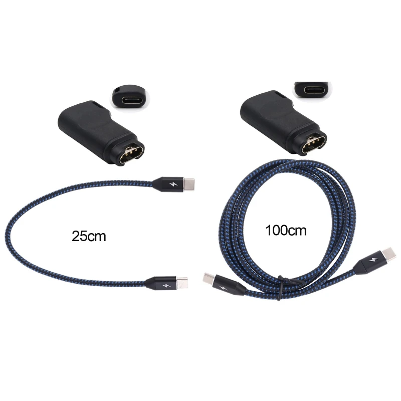 2022 NewType-C to 4pin Charging Converter Adapter with Charger Cord Compatible with Garmin Fenix 5/5S/5X/6/6S/6X Vivoactive 3
2022 NewType-C to 4pin Charging Converter Adapter with Charger Cord Compatible with Garmin Fenix 5/5S/5X/6/6S/6X Vivoactive 3