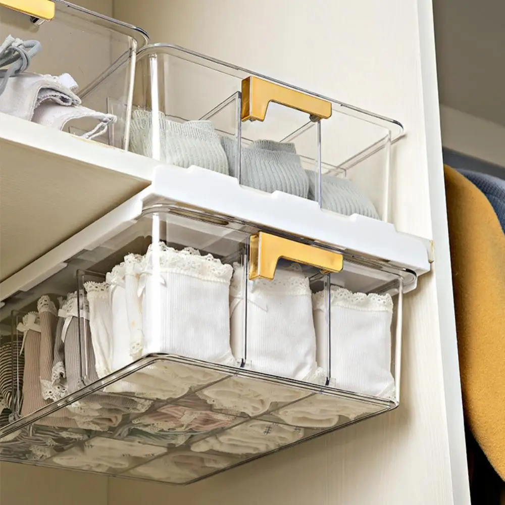 Transparent Sorting Storage Boxes Partition Grid Sorting Box Underwear Storage Box Drawer Type Dustproof Multifunctional
Transparent Sorting Storage Boxes Partition Grid Sorting Box Underwear Storage Box Drawer Type Dustproof Multifunctional