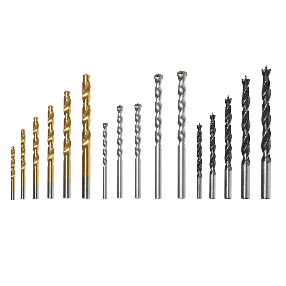 16PCS Multifunctional Drill Bit Set Wood Iron Concrete Woodworking Punch Hole Saw Drill Bits 2-10mm Wood Metal Drilling
16PCS Multifunctional Drill Bit Set Wood Iron Concrete Woodworking Punch Hole Saw Drill Bits 2-10mm Wood Metal Drilling