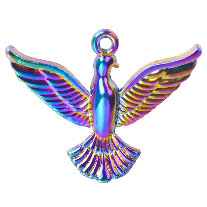 3pcs/Lot Fashion Rainbow Color Asuka Bird Charms Alloy Pendant For Necklace Earrings Bracelet Jewelry Making Diy Accessories
3pcs/Lot Fashion Rainbow Color Asuka Bird Charms Alloy Pendant For Necklace Earrings Bracelet Jewelry Making Diy Accessories