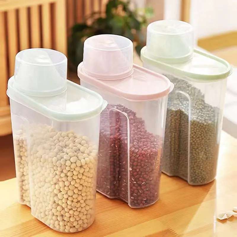 Transparent Portable Sealed Container Storage Tank Food Grade Plastic Pellet Insect Proof Moisture Proof Kitchen Cereal Storage
Transparent Portable Sealed Container Storage Tank Food Grade Plastic Pellet Insect Proof Moisture Proof Kitchen Cereal Storage