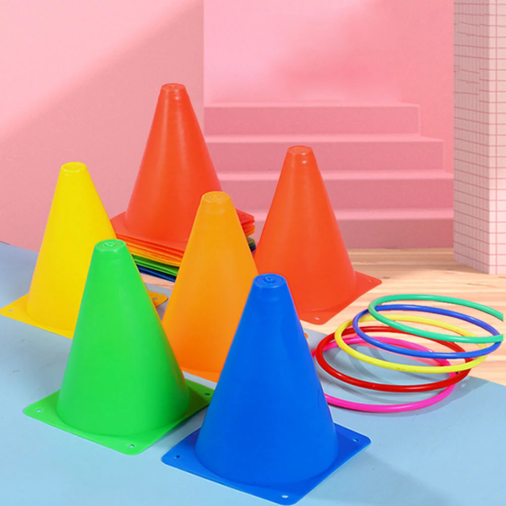Belt Ring Kid Toy Colored Cones Football Obstacle Toss Game Agility Plastic Soccer Child
Belt Ring Kid Toy Colored Cones Football Obstacle Toss Game Agility Plastic Soccer Child