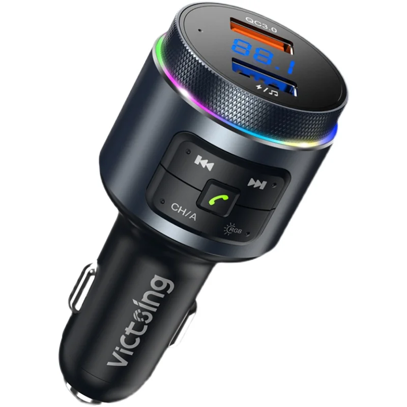 Автомобильный беспроводной Bluetooth FM-передатчик 5,0 Высокая точность 18 Вт Быстрая зарядка
Автомобильный беспроводной Bluetooth FM-передатчик 5,0 Высокая точность 18 Вт Быстрая зарядка