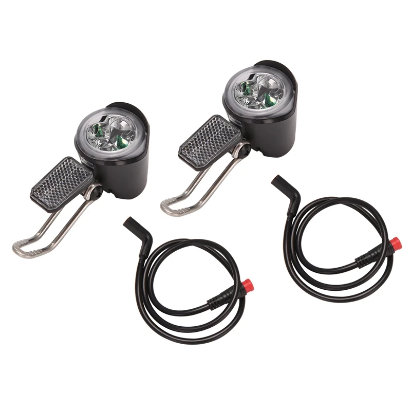 2X E-Bike LED Headlight 6V 12V 24V 36V 48V 60V Bicycle Light Waterproof Front Headlight Waterproof Connector (2 Pins)
2X E-Bike LED Headlight 6V 12V 24V 36V 48V 60V Bicycle Light Waterproof Front Headlight Waterproof Connector (2 Pins)