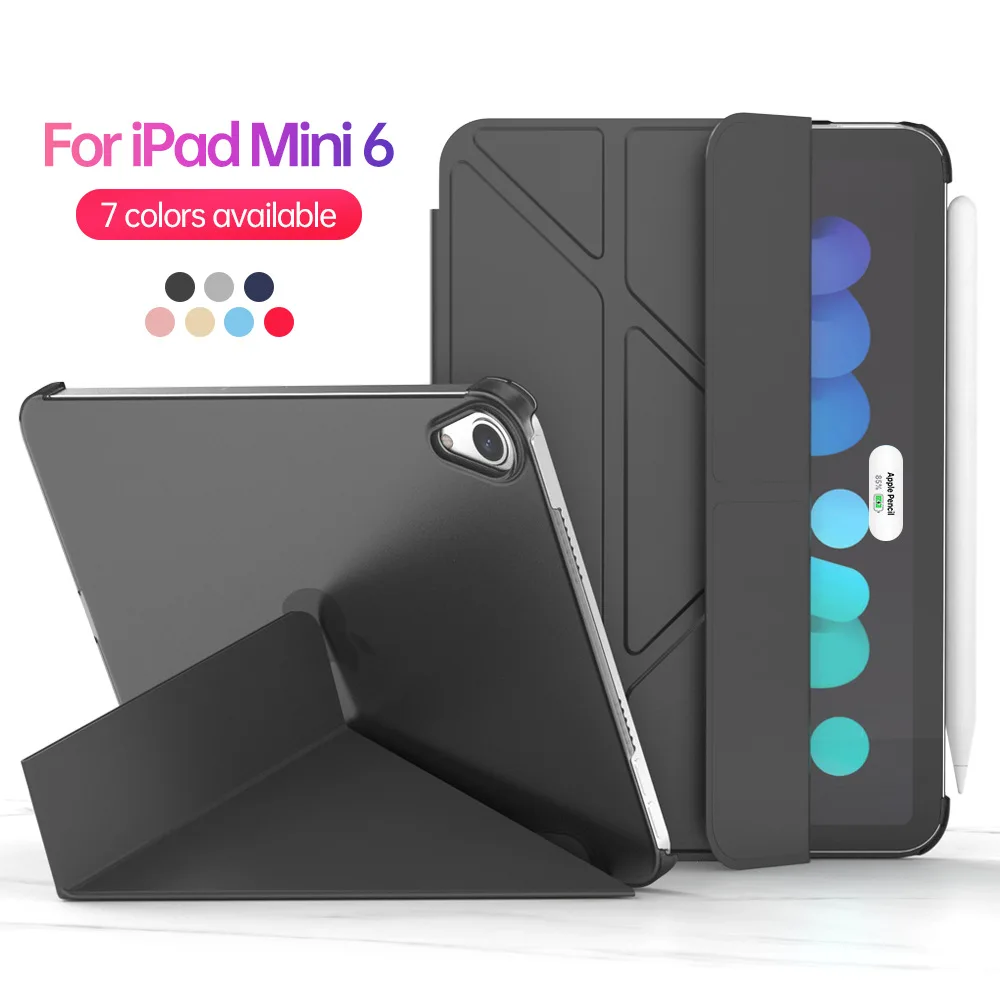 New iPad Mini6 Multi Fold Hard Shell Protective Cover iPad Case Folding Transformer PC Hard Shell Leather Cover iPad Holder
New iPad Mini6 Multi Fold Hard Shell Protective Cover iPad Case Folding Transformer PC Hard Shell Leather Cover iPad Holder