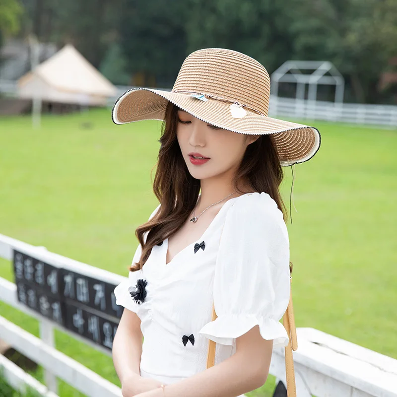 New Summer Big Brim Hat Sun Protection Leaf Fisherman Hat Fashion Simple Beach Pure Color Straw Hat Wholesale
New Summer Big Brim Hat Sun Protection Leaf Fisherman Hat Fashion Simple Beach Pure Color Straw Hat Wholesale
