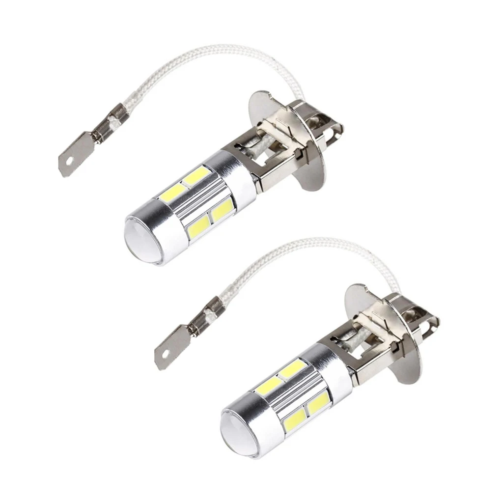 2pcs Car Fog Lights H3 5630 LED 1W 6000K 300-350lm Driving Foglights High Brightness Auto Headlights, White Light
2pcs Car Fog Lights H3 5630 LED 1W 6000K 300-350lm Driving Foglights High Brightness Auto Headlights, White Light