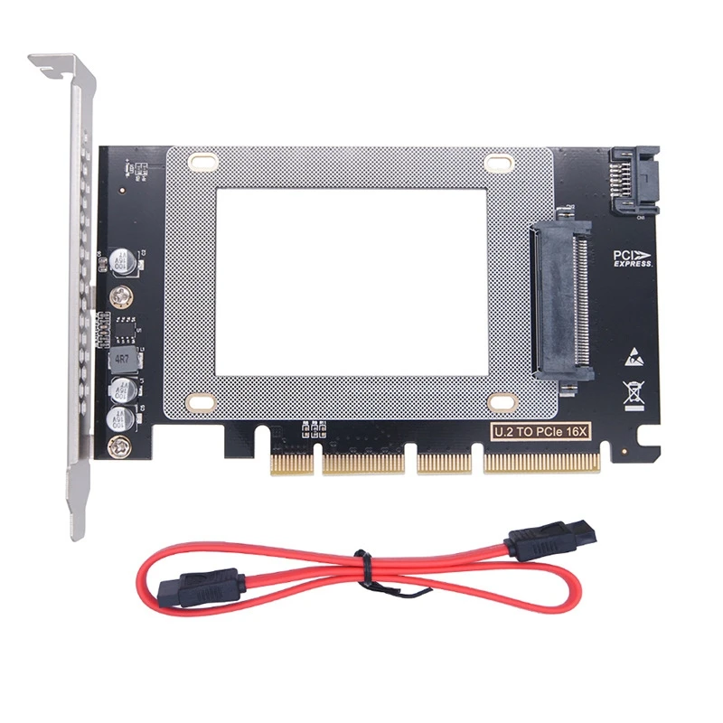 PCI-E 16X к U.2 карта адаптера PCI-E X16 к однопорту U.2 NVME карта расширения PCI Express к U.2 карта расширения
PCI-E 16X к U.2 карта адаптера PCI-E X16 к однопорту U.2 NVME карта расширения PCI Express к U.2 карта расширения