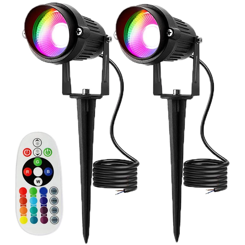 LED Garden Light Outdoor Spike Spotlight Waterproof Landscape Decor Lighting for Garden Ground Path Yard Lawn Lamp RGB 220V 12V
LED Garden Light Outdoor Spike Spotlight Waterproof Landscape Decor Lighting for Garden Ground Path Yard Lawn Lamp RGB 220V 12V