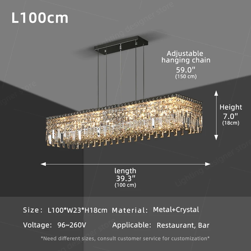 Хрустальный подвесной светильник Yingxuan для кухни
Хрустальный подвесной светильник Yingxuan для кухни
