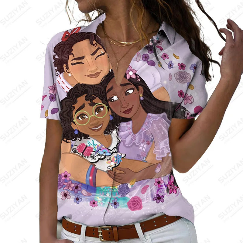 Блузка женская с коротким рукавом и принтом Микки Мауса
Блузка женская с коротким рукавом и принтом Микки Мауса