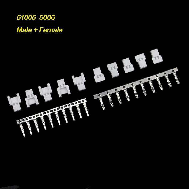 10pcs 51005 51006 Micro Connector 2P Male Female Plastic Shell with Metal Pins 2.0mm Pitch for RC Battery Balance Charger Cable
10pcs 51005 51006 Micro Connector 2P Male Female Plastic Shell with Metal Pins 2.0mm Pitch for RC Battery Balance Charger Cable