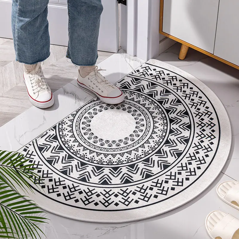 Nordic Door Mats Living Room Bedroom Door Mats Soft Bathroom Non-slip Mats Entry Mats Household White Carpet Entry Semicircle
Nordic Door Mats Living Room Bedroom Door Mats Soft Bathroom Non-slip Mats Entry Mats Household White Carpet Entry Semicircle