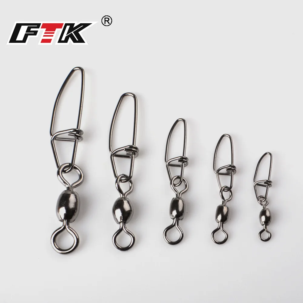 Lure Crane Swivel Cross Snap FTK 5PCS/8PCS/10PCS Fishing Fast Lock 3/0# 1/0# 2# 4# 6# 8# 10# 12# Carbon steel
Lure Crane Swivel Cross Snap FTK 5PCS/8PCS/10PCS Fishing Fast Lock 3/0# 1/0# 2# 4# 6# 8# 10# 12# Carbon steel