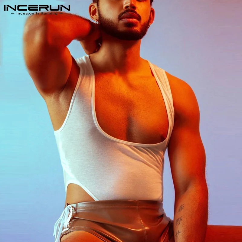 Fashion New Men Loungewear Solid Hollow Onesies INCERUN Male Sexy All-match Simple Jumpsuit Sleeveless Triangle Bodysuits S-5XL
Fashion New Men Loungewear Solid Hollow Onesies INCERUN Male Sexy All-match Simple Jumpsuit Sleeveless Triangle Bodysuits S-5XL