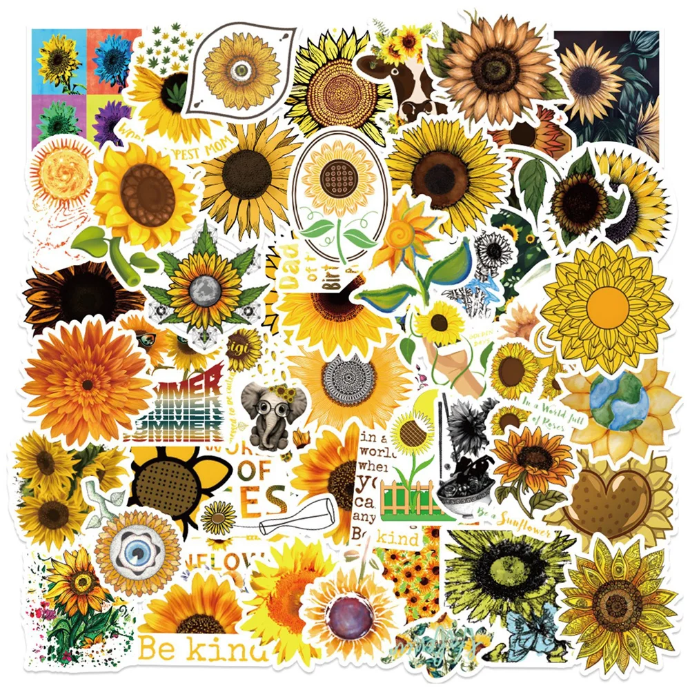 10/30/50PCS Cartoon Sunflower Exquisite Graffiti Toy Sticker Water Cup Computer Suitcase Waterproof Sticker Wholesale
10/30/50PCS Cartoon Sunflower Exquisite Graffiti Toy Sticker Water Cup Computer Suitcase Waterproof Sticker Wholesale