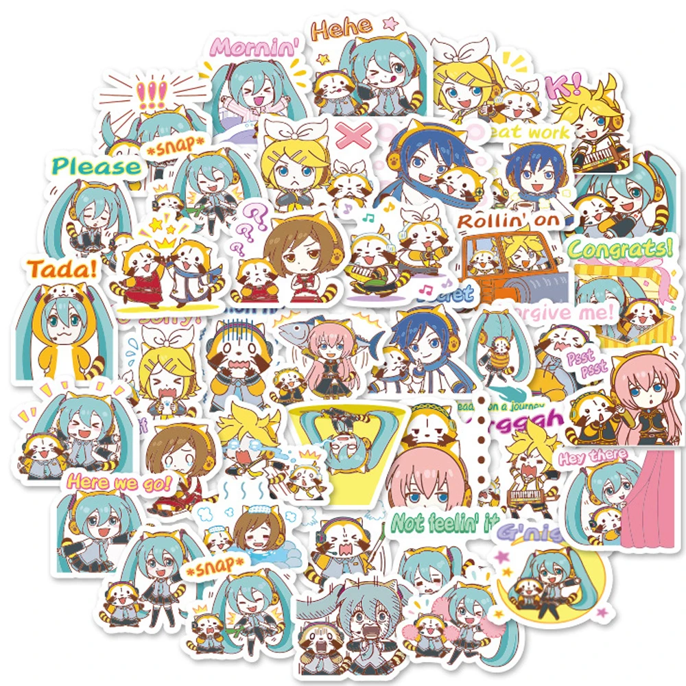 40 PCS Hatsune Miku Stickers Originality Anime Stickers Waterproof Skateboard Motorcycle Guitar Luggage Laptop Bicycle Sticker
40 PCS Hatsune Miku Stickers Originality Anime Stickers Waterproof Skateboard Motorcycle Guitar Luggage Laptop Bicycle Sticker