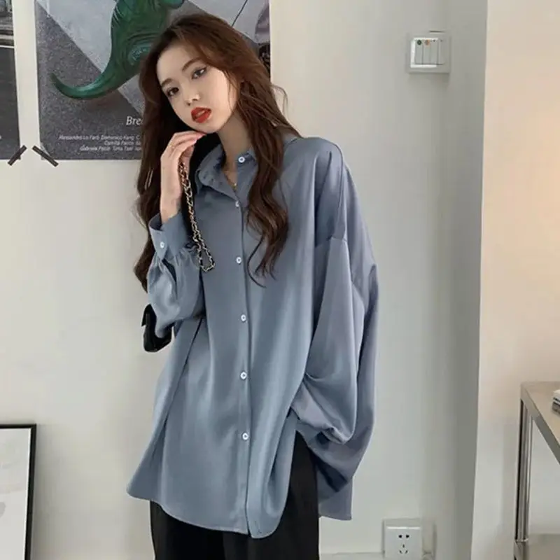 Vintage Shirts for Women Korean Fashion Fall 2022 Sag Black Button Up Shirt All-match Long Sleeve Design Blouses Feminina
Vintage Shirts for Women Korean Fashion Fall 2022 Sag Black Button Up Shirt All-match Long Sleeve Design Blouses Feminina