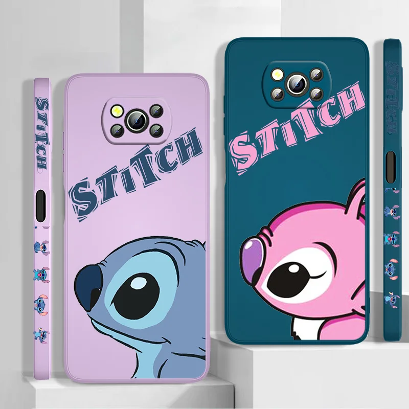 Stitch of Disney lovely For Xiaomi POCO F3 X4 X3 NFC GT X2 C31 C3 M2 M3 M4 Pro Liquid Left Rope Silicone Phone Case Cover
Stitch of Disney lovely For Xiaomi POCO F3 X4 X3 NFC GT X2 C31 C3 M2 M3 M4 Pro Liquid Left Rope Silicone Phone Case Cover