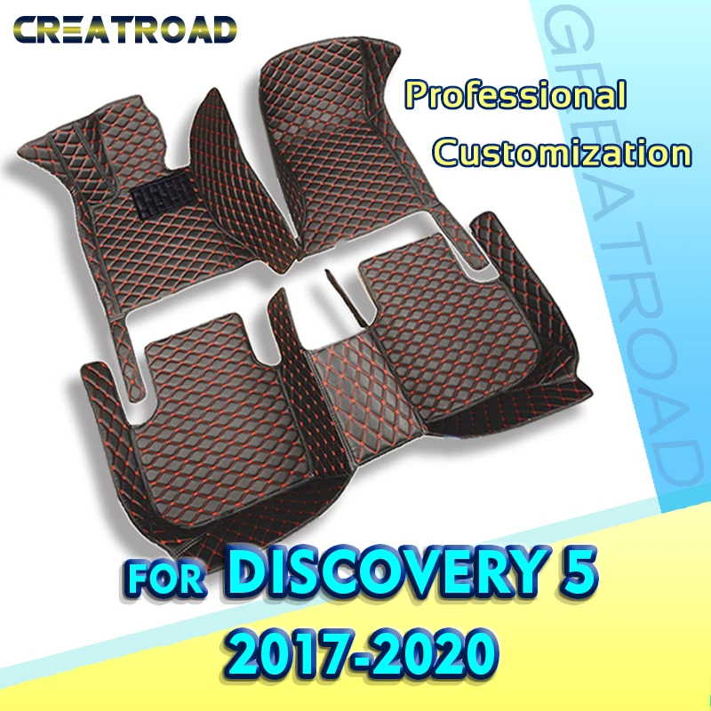 

Car floor mats for Land Rover Discovery 5（SEVEN SEAT）2017 2018 2019 2020 Custom auto foot Pads automobile carpet cover
