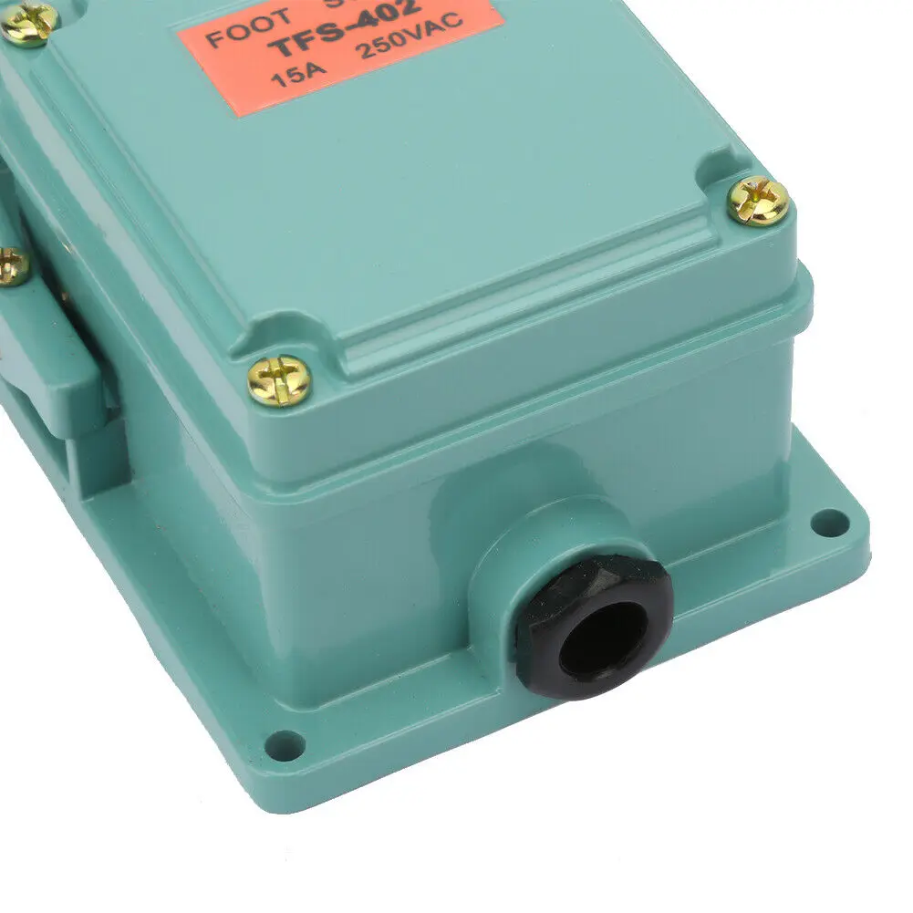 Antislip Industrial Foot Operated Pedal Switch Footswitch Tool AC 250V 10A Type Foot Switch 1million Times Green 20x10x7CM
Antislip Industrial Foot Operated Pedal Switch Footswitch Tool AC 250V 10A Type Foot Switch 1million Times Green 20x10x7CM