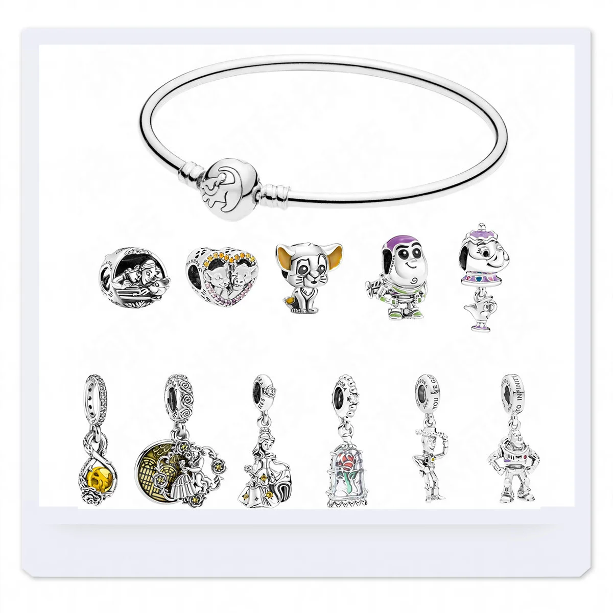 Charms Pandora Fit 925 Originales Fit Jewelry Bracelet Beads Sterling Silver Disney Frozen Bella Y Bestia Series Free Shipping
Charms Pandora Fit 925 Originales Fit Jewelry Bracelet Beads Sterling Silver Disney Frozen Bella Y Bestia Series Free Shipping