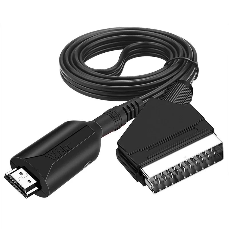 Scart To HDMI-Compatible Converter Audio Video Adapter for HDTV/DVD/Set-top Box/PS3/PAL/NTSC
Scart To HDMI-Compatible Converter Audio Video Adapter for HDTV/DVD/Set-top Box/PS3/PAL/NTSC