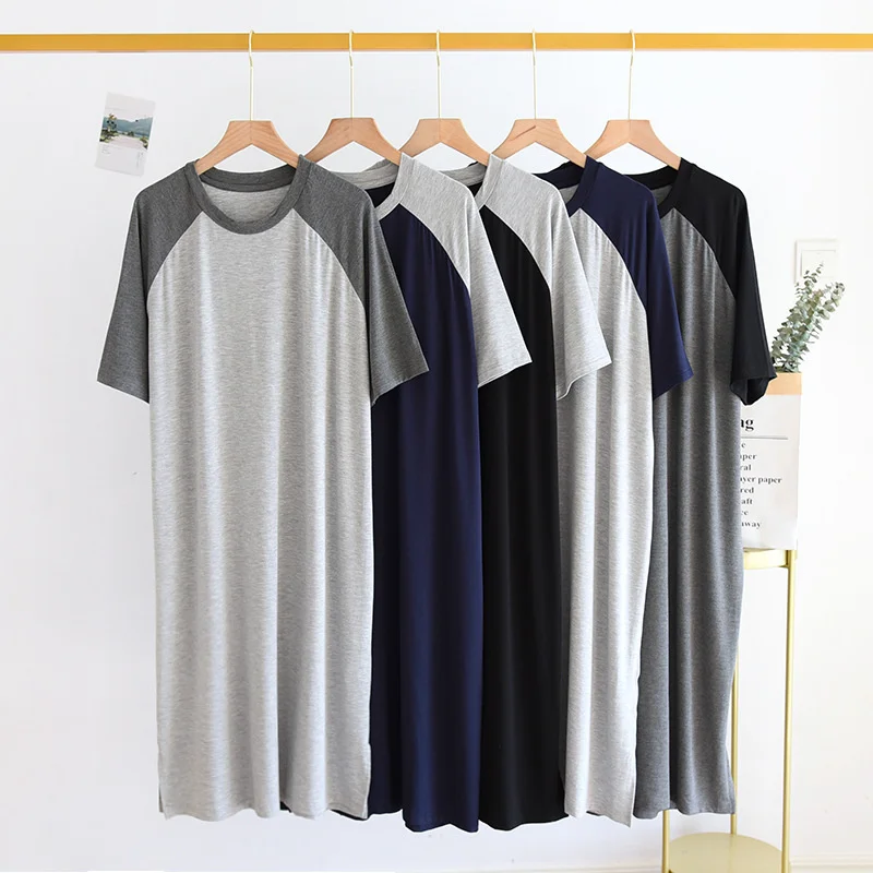 2021 Pajamas men's summer modal summer men's nitown all-in-one sort-sleeved nitdress lare size tin batrobe mens robe
2021 Pajamas men's summer modal summer men's nitown all-in-one sort-sleeved nitdress lare size tin batrobe mens robe
