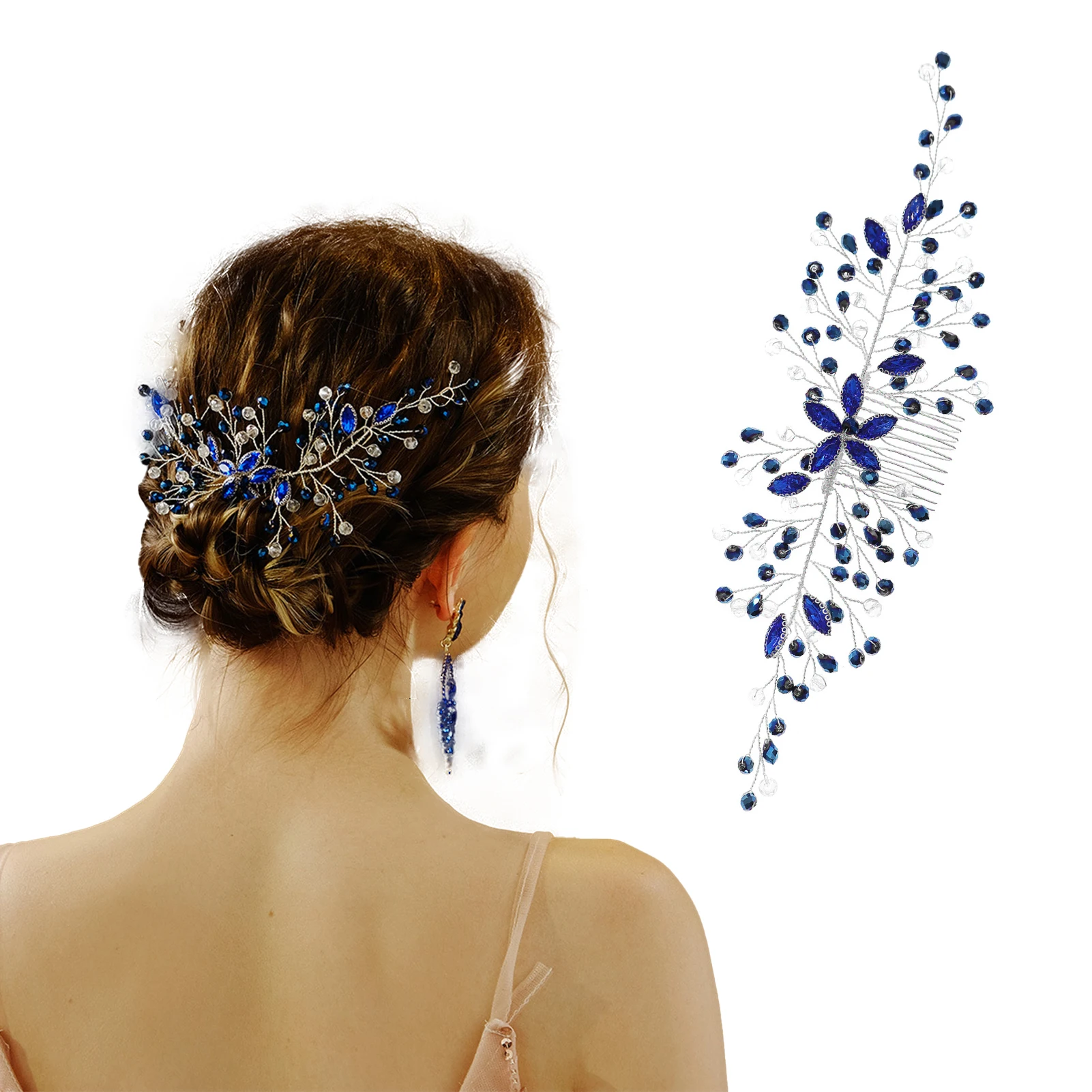 Bridal Crystal Hair Comb Clips Wedding Hair Accessories for Women Rhinestone Hair Jewelry Bride Headpiece Party Bridesmaid Gift
Bridal Crystal Hair Comb Clips Wedding Hair Accessories for Women Rhinestone Hair Jewelry Bride Headpiece Party Bridesmaid Gift