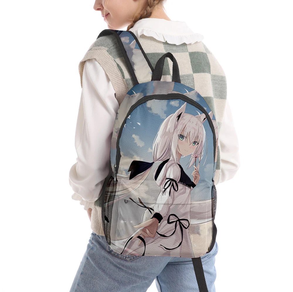 Creative HOLOLIVE Shirakami Fubuki 3D Print School Bags Boys Girls Travel Bags Oxford Waterproof Notebook Shoulder Backpacks
Creative HOLOLIVE Shirakami Fubuki 3D Print School Bags Boys Girls Travel Bags Oxford Waterproof Notebook Shoulder Backpacks