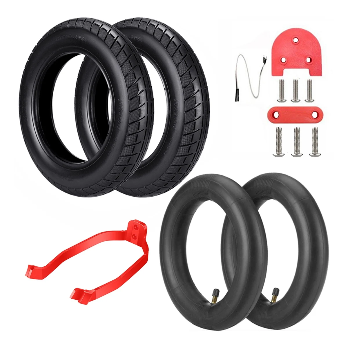 For M365 PRO Electric Scooter 10 Inch Tire Wheel 10 Inches Modified Tire Reinforced Stable-Proof Outer Tyre,Red
For M365 PRO Electric Scooter 10 Inch Tire Wheel 10 Inches Modified Tire Reinforced Stable-Proof Outer Tyre,Red