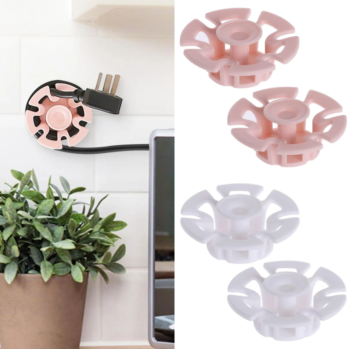 2pcs Cord Organizer Office Kitchen Appliances Cable Management Plastic USB Cable Winder Clips Mouse Earphone Holder
2pcs Cord Organizer Office Kitchen Appliances Cable Management Plastic USB Cable Winder Clips Mouse Earphone Holder