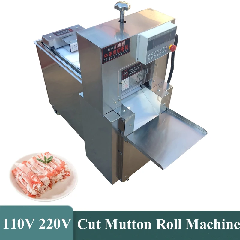 110V 220V Meat Cutting Machine Automatic Freezing Lamb Beef Roll Cutting Machine Electric Slicer
110V 220V Meat Cutting Machine Automatic Freezing Lamb Beef Roll Cutting Machine Electric Slicer