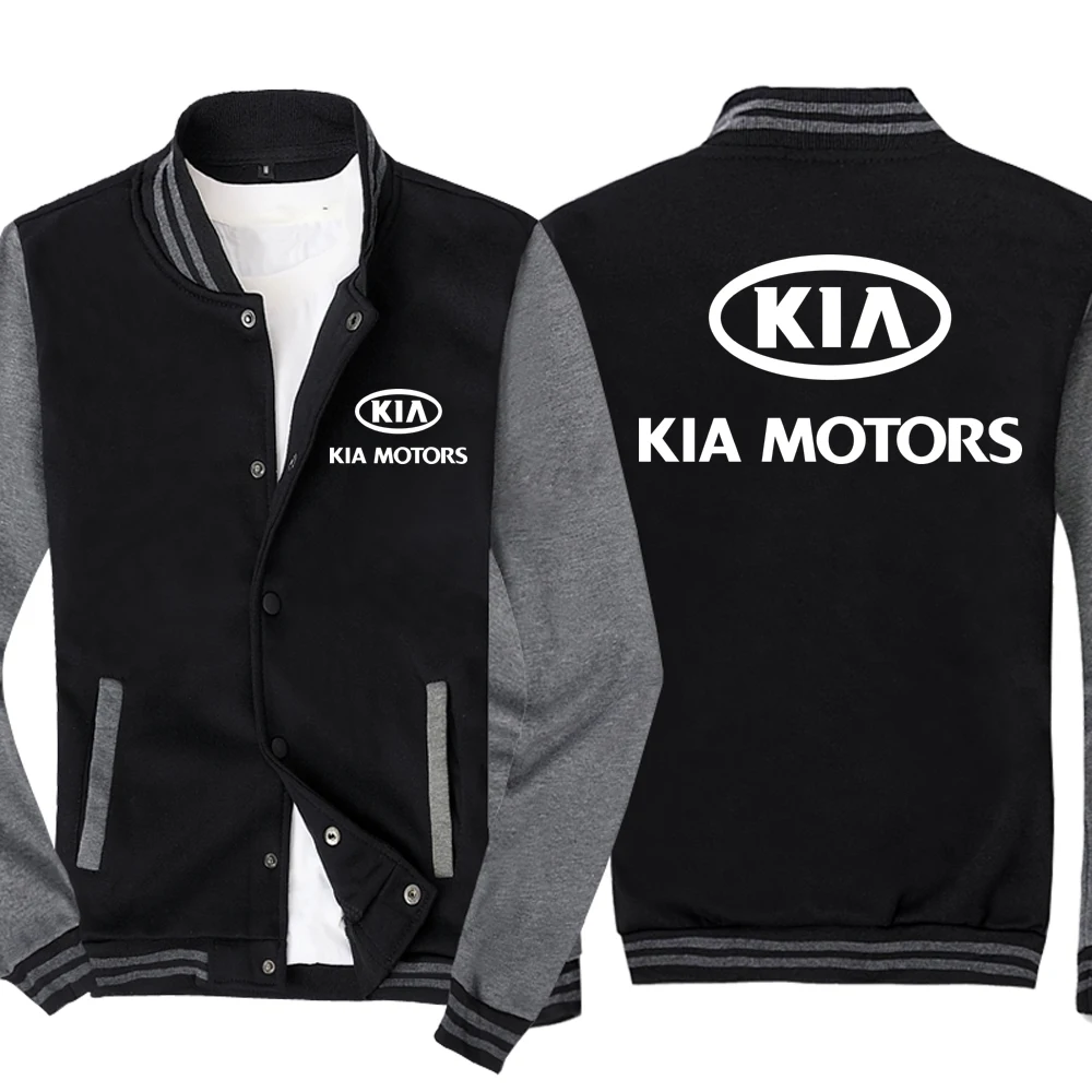 New Spring Autumn Men's Baseball Jacket KIA Motors Logo No Cap Fashion Cardigan Long Sleeves Sportsweater Hoodies
New Spring Autumn Men's Baseball Jacket KIA Motors Logo No Cap Fashion Cardigan Long Sleeves Sportsweater Hoodies