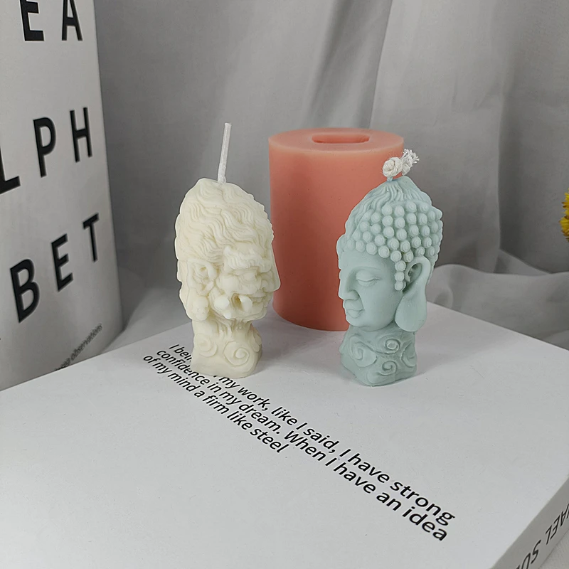 New Arrival Double Faces Buddhist & Evil Head Candle Mold Handmade Gifts Clay Resin Moulds
New Arrival Double Faces Buddhist & Evil Head Candle Mold Handmade Gifts Clay Resin Moulds