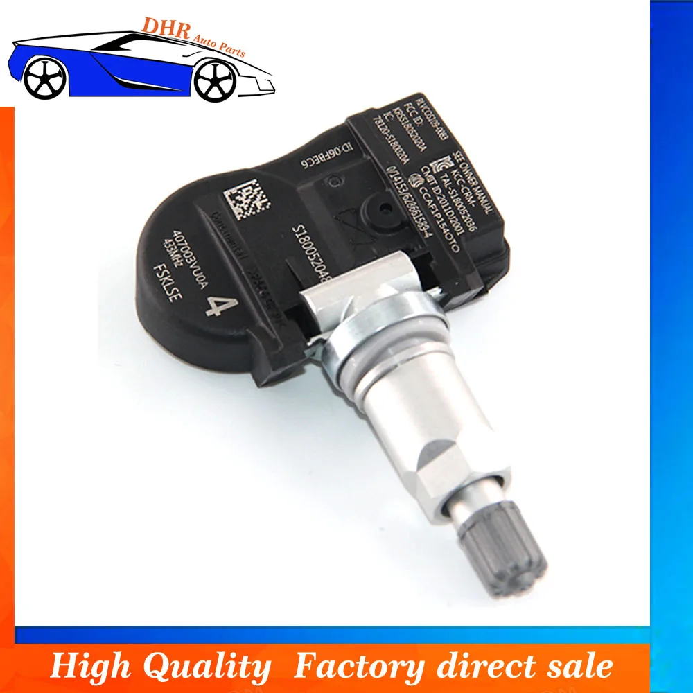4PCS FOR Nissan Pulsar Qashqai II TIIDA TEANA X-Trail Rogue 407003VU0A 433MHz TPMS Sensor 40700-3VU0A Tyre Pressure Sensors
4PCS FOR Nissan Pulsar Qashqai II TIIDA TEANA X-Trail Rogue 407003VU0A 433MHz TPMS Sensor 40700-3VU0A Tyre Pressure Sensors