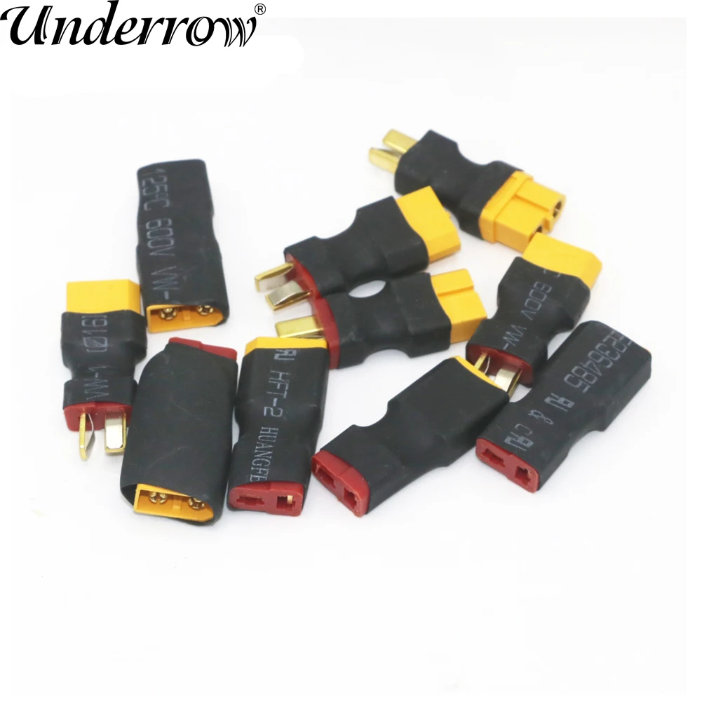 10pcs T Male Plug to XT60 Male / T Female Plug to XT60 Female Adapter For RC Helicopter Quadcopter LiPo Battery Plug Connector
10pcs T Male Plug to XT60 Male / T Female Plug to XT60 Female Adapter For RC Helicopter Quadcopter LiPo Battery Plug Connector