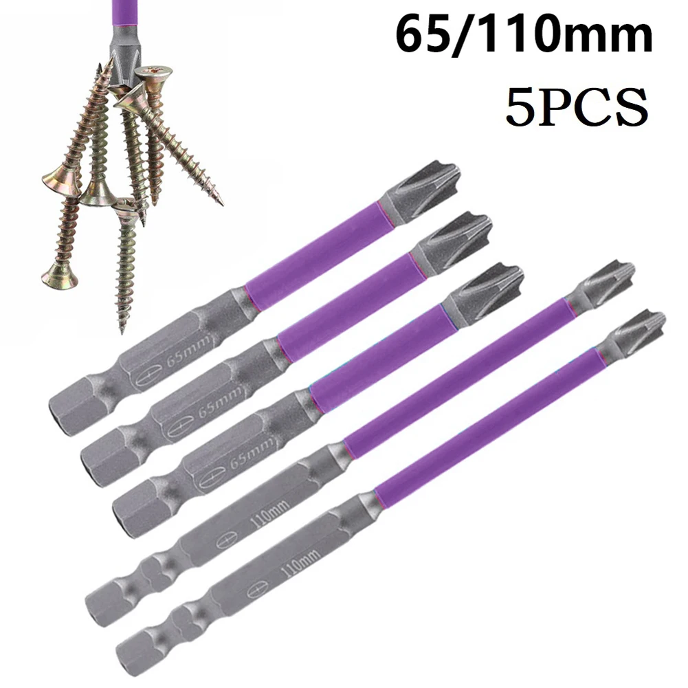 5PC 65/110mm Magnetic Special Slotted Cross Screwdriver Bit For Electrician FPH2 Hand Tools Screwdrivers Accessory
5PC 65/110mm Magnetic Special Slotted Cross Screwdriver Bit For Electrician FPH2 Hand Tools Screwdrivers Accessory