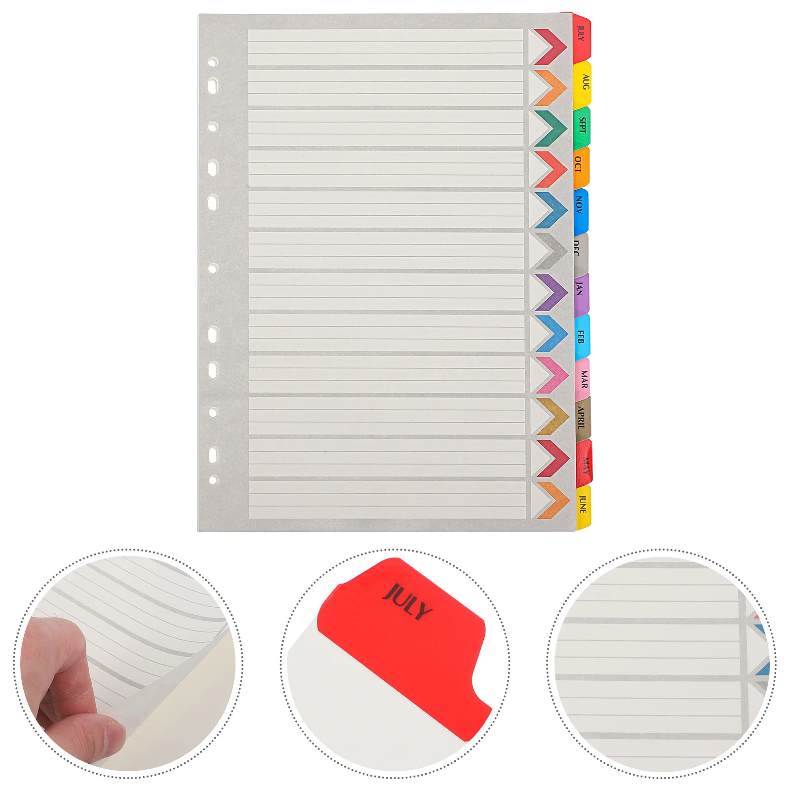 12 Sheets Category Label Board Divider Tabs Colored Binder Clips Notebook Binder Supplies Paper Dividers Colored Tabs
12 Sheets Category Label Board Divider Tabs Colored Binder Clips Notebook Binder Supplies Paper Dividers Colored Tabs